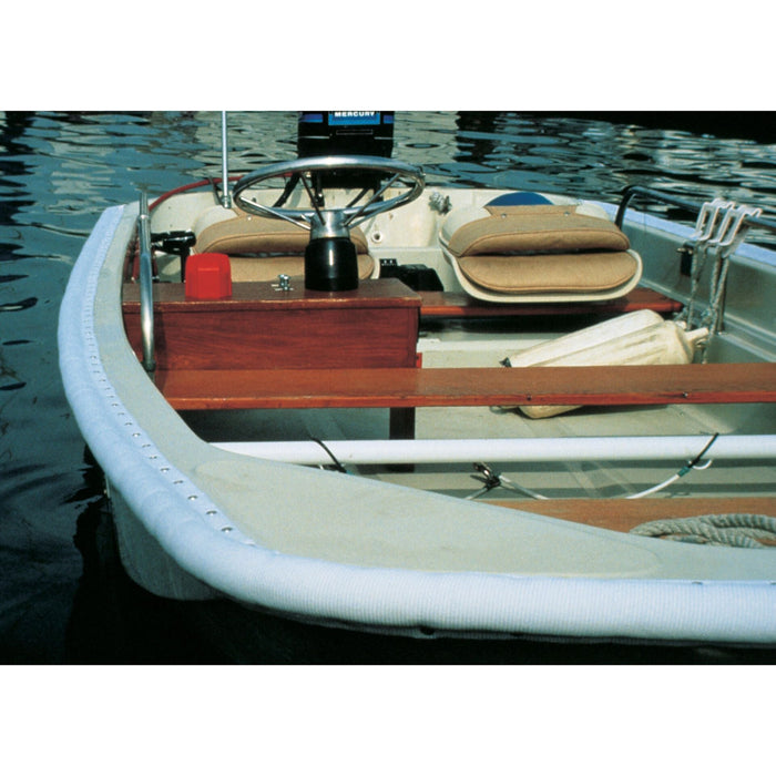 Taylor Made Products GG1.253Q.50 Taylor Gunnel Guard 3/4-Round 1-1/4" Diameter x, 50' L White