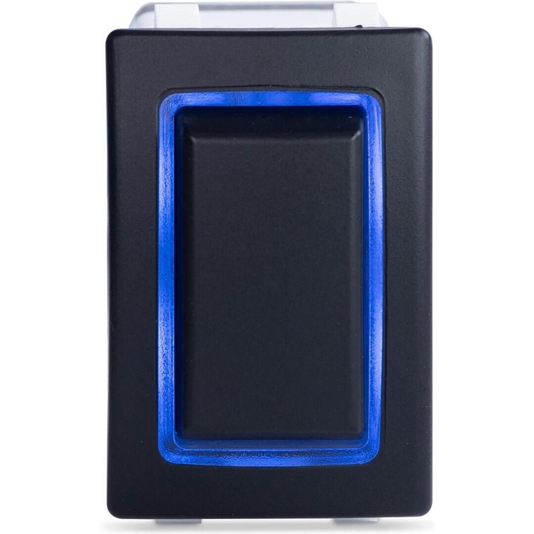 Havis Rocker Switch Sierra RK40690B Rocker Switch w/Halo LED Light, ON OFF ON (Dependent ...