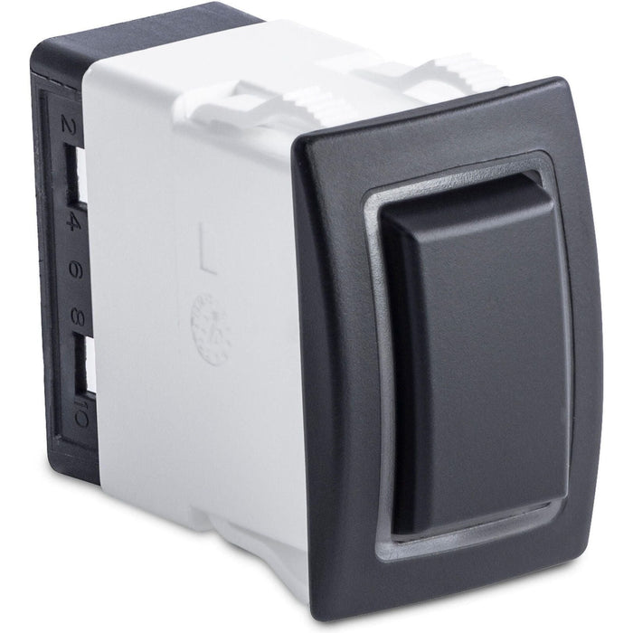Sierra RK40660G Rocker Switch w/Halo LED Light, ON ON, DPST, Green
