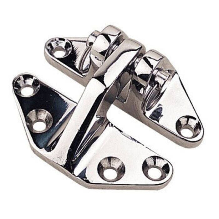 Sea Dog 204280-1 SeaDog 2-1/2" Chrome Brass Hatch Hinge | #10 Fastener