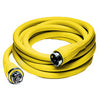 Hubbell 50 Amp 125/250 V Shore Power Cord 50 Foot Yellow