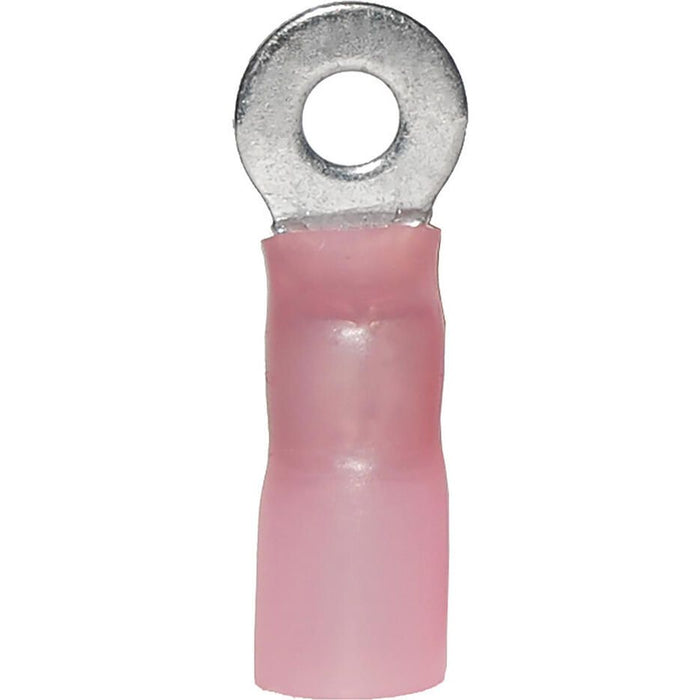 Ancor 321303 Marine Grade Heat Shrink Ring Terminals, #10 Fastener, 8 Wire, Red, 3/Pk