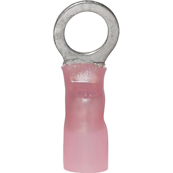 Ancor 321325 Marine Grade Heat Shrink Ring Terminals, #10 Fastener, 8 Wire, Red, 25/Pk