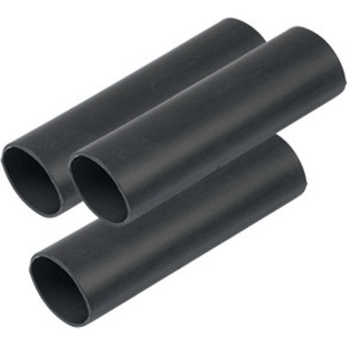Ancor 326124 Marine Grade Heat Shrink Heavy Wall Battery Cable Tube for 8-2/0, 12" Black