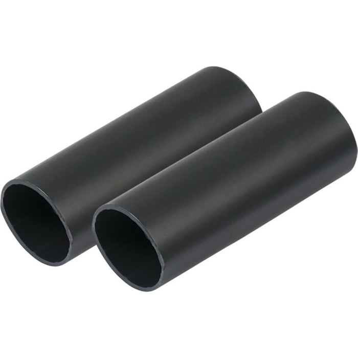 Ancor 327106 Marine Grade Heat Shrink Heavy Wall Battery Cable Tube for 2-4/0, 1" x 6" (2/Pack), Black