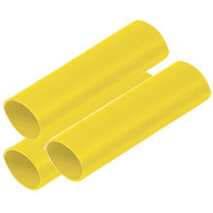 Ancor 326924 Marine Grade Heat Shrink Heavy Wall Battery Cable Tube for 8-2/0, 12" Yellow
