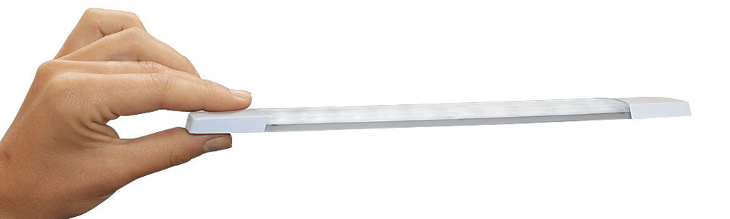 Hella 980881402 LED Courtesy LED Surface Mount Strip Lamp, Blue, 12 VDC