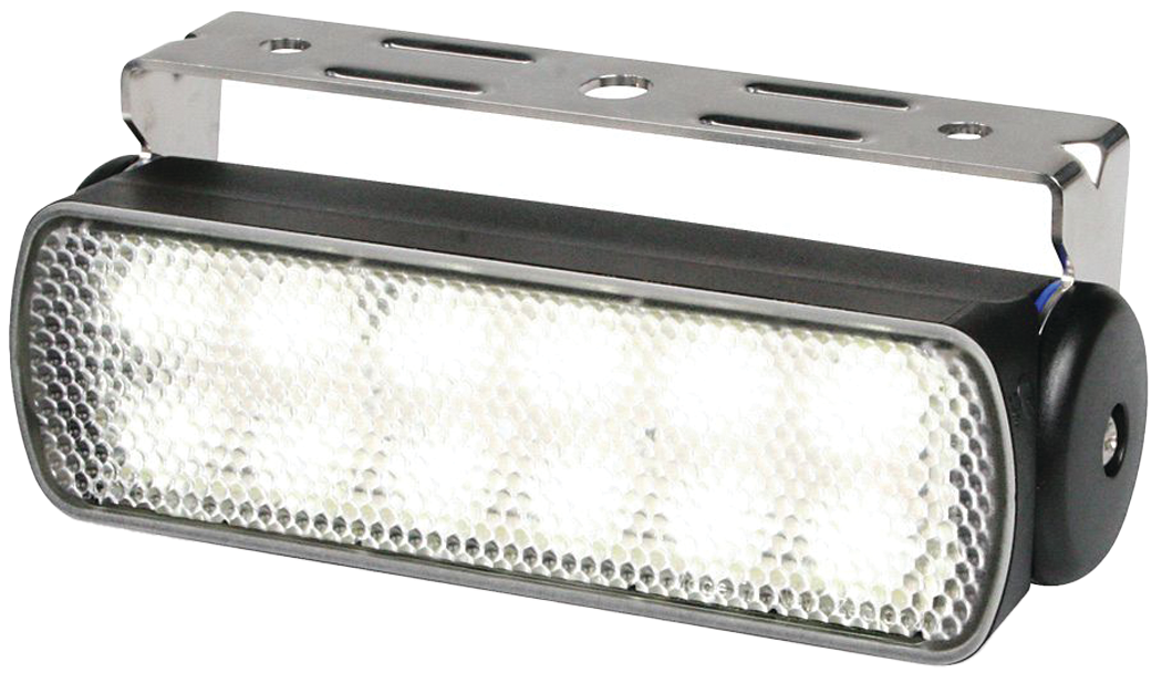 Hella 980670301 Sea Hawk 9-33V DC White Light LED Floodlight, Spread