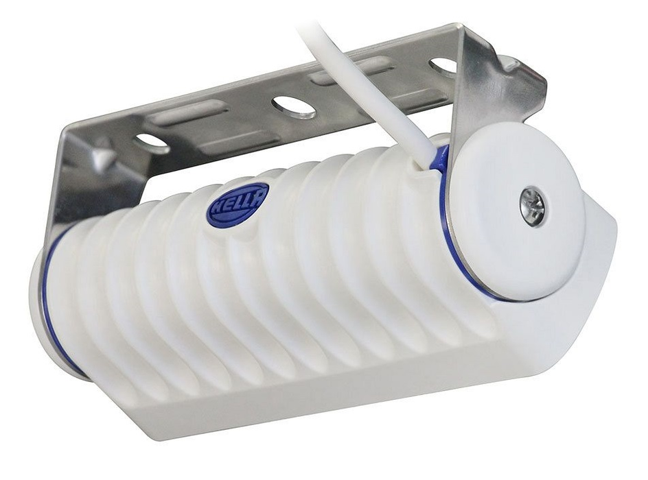 Hella 980573021 Sea Hawk-R 9-33V DC Bracket Mount White Light LED Floodlight, White Housing, Spread