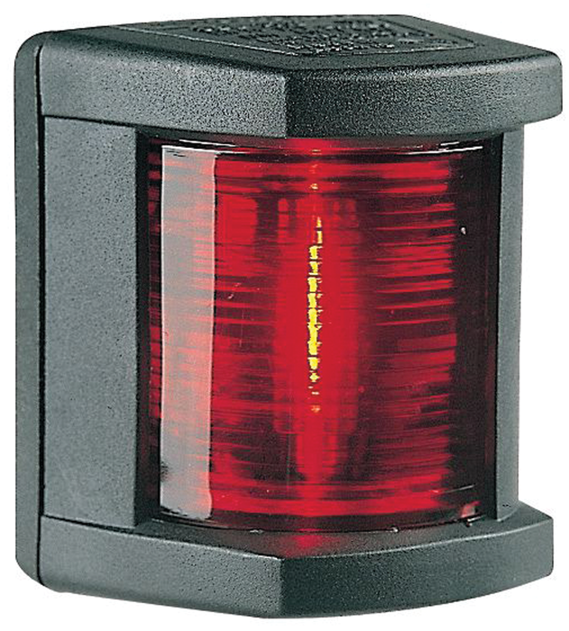 Hella 3562035 3562 Series 12V 1 NM Powerboat & Yacht Navigation Lamp, Black Housing, Port