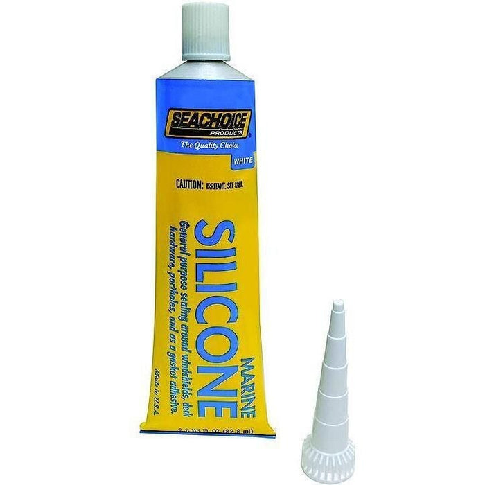 Seachoice 96961 Silicone High Performance White 2.8oz.