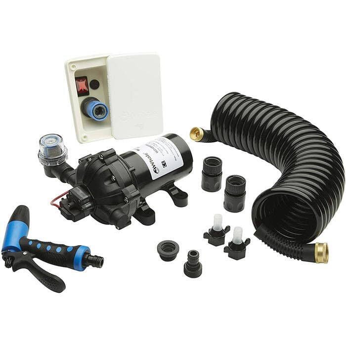 Whale WD3517E High Pressure Wash Down Elite Pump Kit, 3.5 GPH, 12V