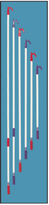 Beckson Marine HM-6 Hook-Mate Boat Hook, Red