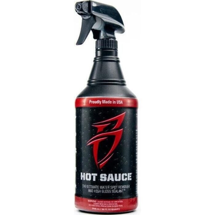 Boat Bling HS0032 Hot Sauce Ultimate Hard Water Spot Remover w/ High Gloss Wax, Sealant, 32oz.