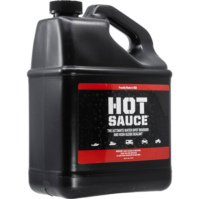 Boat Bling HS0640 Hot Sauce Ultimate Hard Water Spot Remover w/ High Gloss Wax, Sealant, 5 Gallon