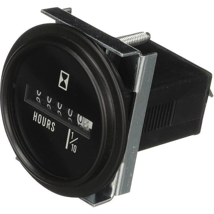 Seachoice 15311 Hourmeter Gauge for Boats, Round, 2 in., Black Bezel
