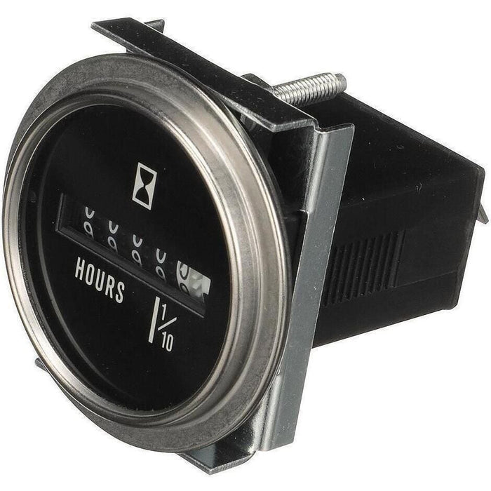 Seachoice 15301 Hourmeter Gauge for Boats, Round, 2 in., Stainless Steel Bezel