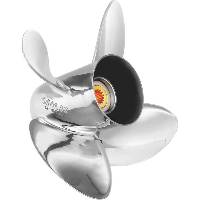 Solas Propeller 3453-130-17 Solas HR Titan SS 4-Blade Propeller for Yamaha