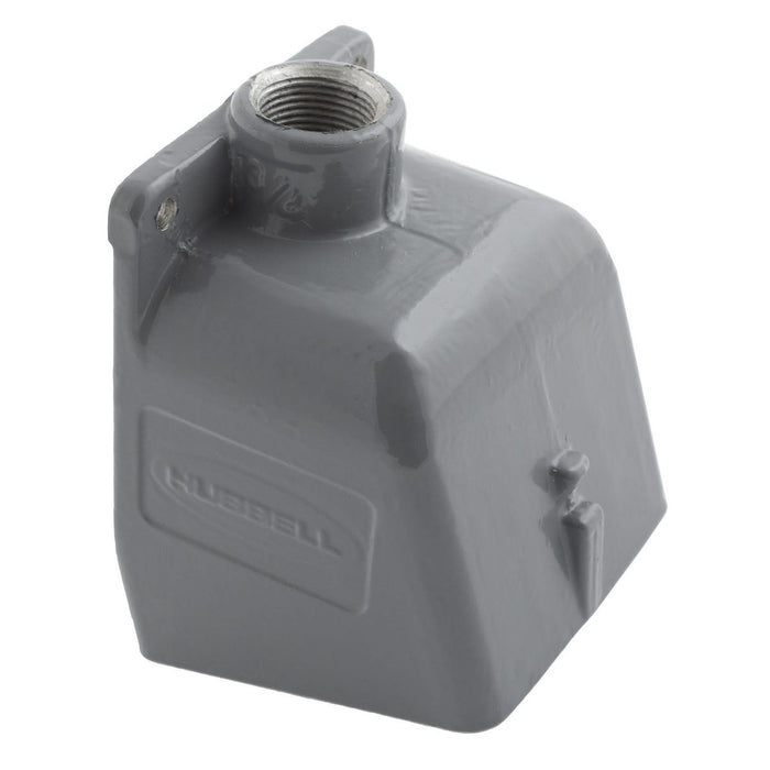 Hubbell BB1001W Pin and Sleeve Angled Back Box for 100A Metallic