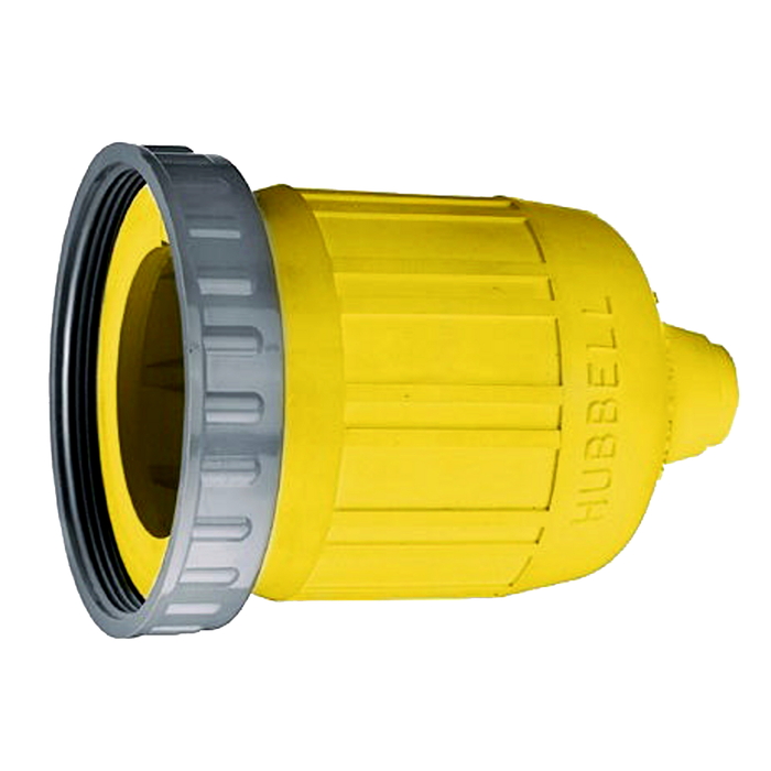 Hubbell HBL60CM33 Yellow Seal-Tite Cover for 26CM13 Connector Body