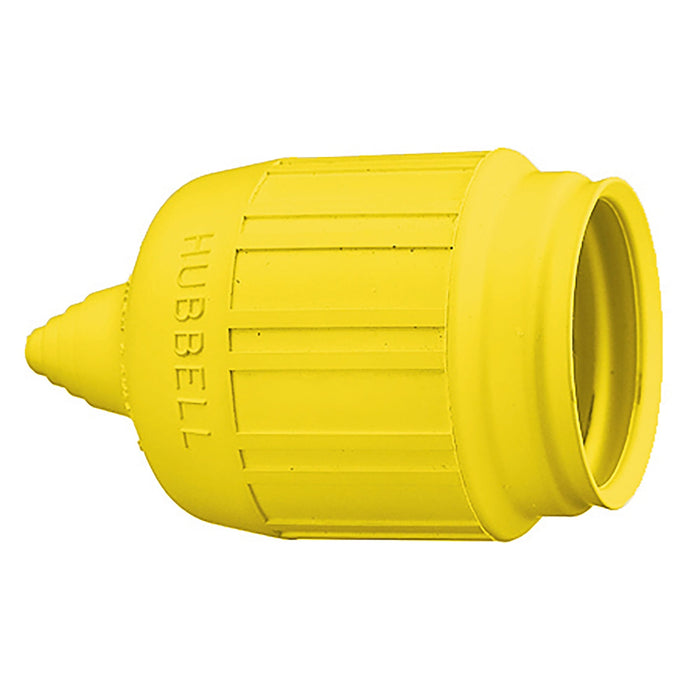 Hubbell HBL60CM31 Yellow Seal-Tite Cover for Weatherproofing HBL26CM11 Plug