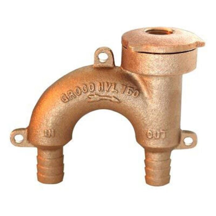 Groco HVL-750 Bronze Vented Loop For Hose