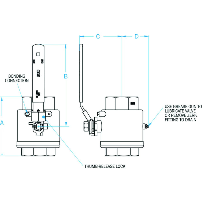 Groco IBV-375-S In-Line Check Value, SS, 3/8"