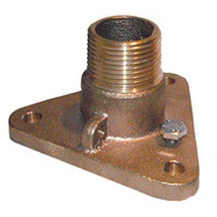 Groco IBVF-2500 IBV-F Bronze Flanged Adaptor for In-line Ball Valve to Thru-Hull