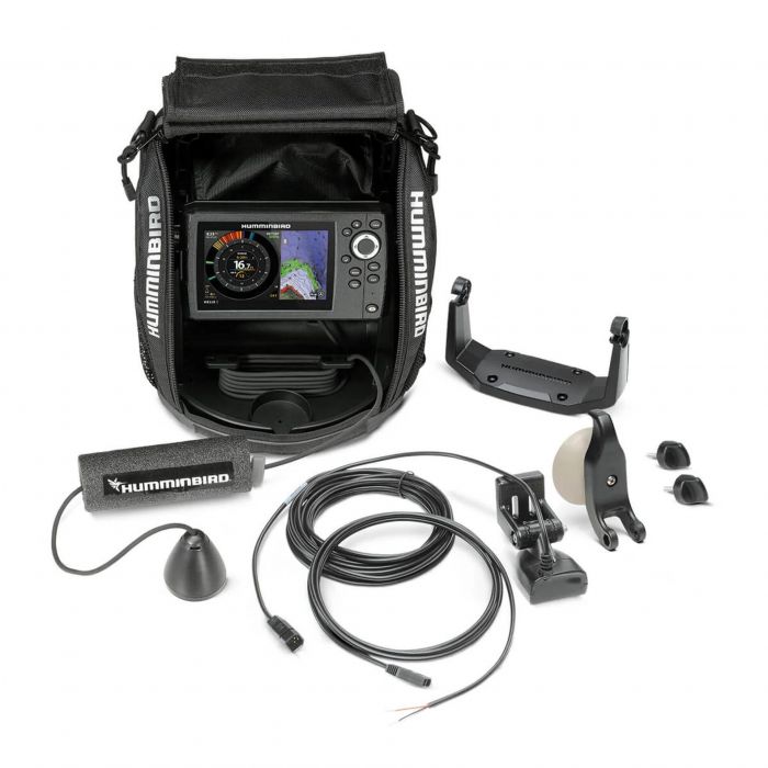 Humminbird 411740-1 Ice Helix 5 CHIRP GPS G3 All Season Fishfinder &, Chartplotter