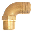 Adaptador de tubo a manguera de bronce Buck Algonquin - 1" NPT x 1-1/4" Hose / 90 grados