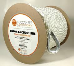 Línea de ancla retorcida Buccaneer - Blanco