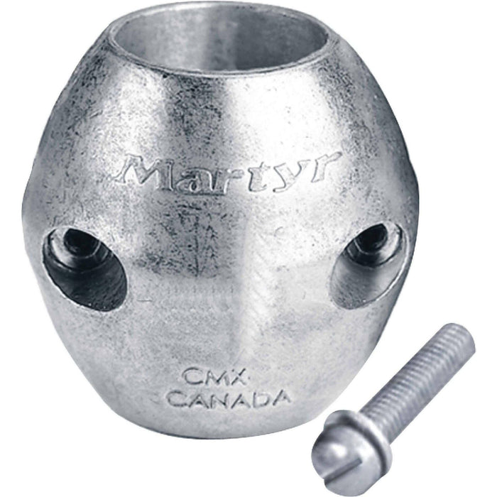 Martyr CMX03S Streamlined Shaft Zinc Anode With Stainless Steel Slotted Head