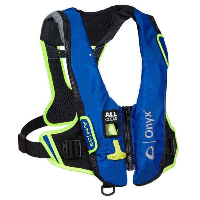 Kent 132800-500-004-21 Onyx Impulse 33 All Clear Auto/Manual Inflatable Life, Jacket, Blue