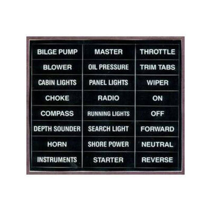 Bernard Engraving IL-02 24 Label Set