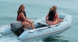 Taylor Made 70127ON Hot Shot Navy Inflatable Sport Boat Cover without Outboard Motor - 9'5" to 10'4" Center-line Length