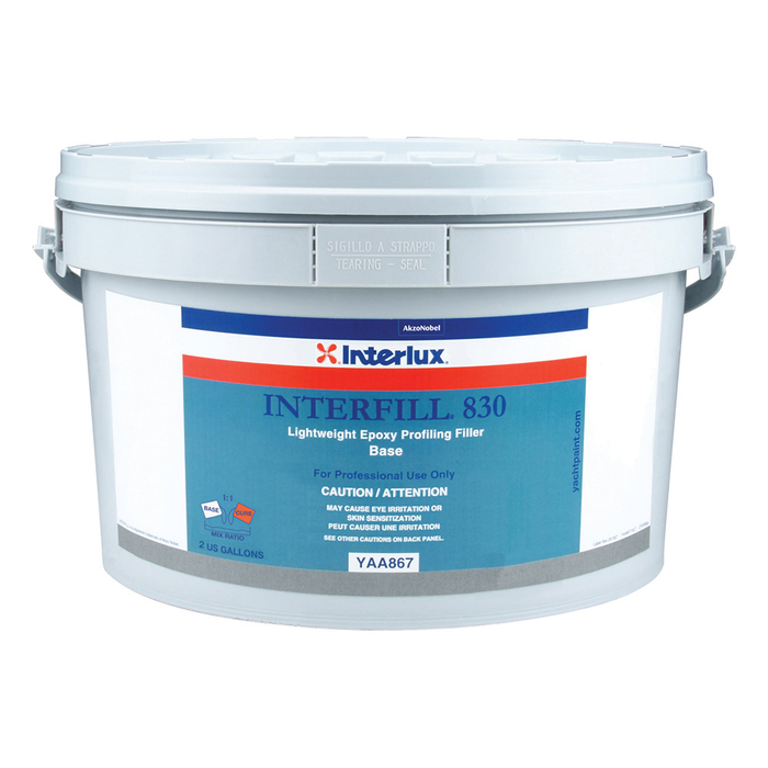 International Paint YAA867/2 Interfill 830 Lightweight Epoxy Fairing Compound, Part A Base, Gal.