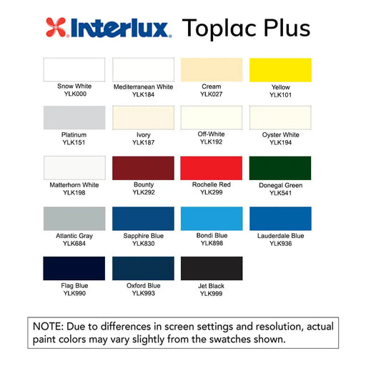 Interlux Brightside Color Chart Interlux VC 17m Antifouling Paint