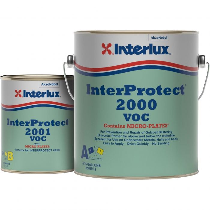 International Paint Y2000VOCKIT/1 Interprotect Low VOC Epoxy Primer, Gray, Gal., 2/case