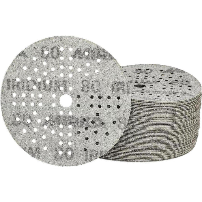 Mirka 24-6MH-400 Iridium Sanding Discs, 6", 400 Grade, 50/pk