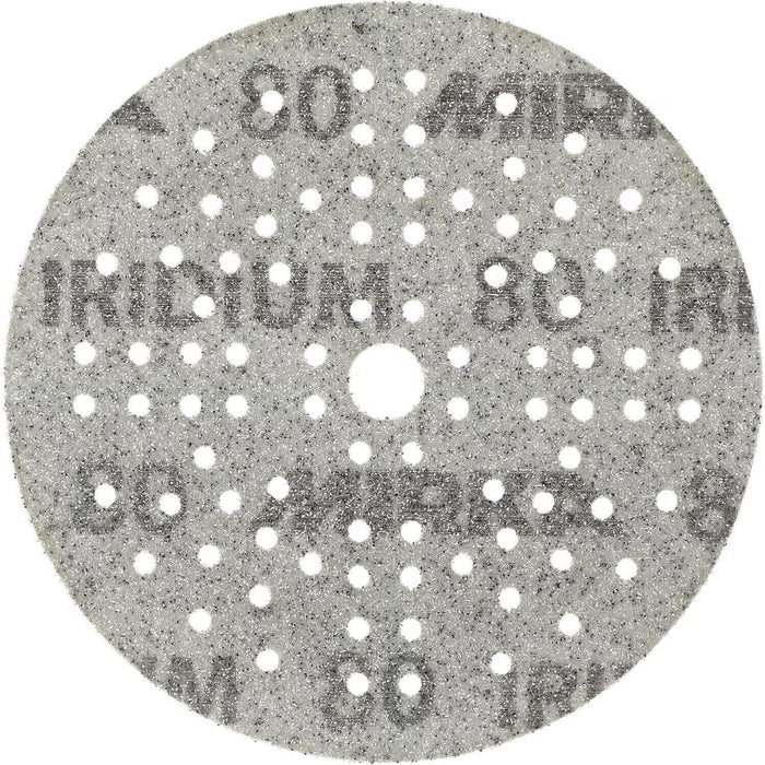 Mirka 24-5MH-080 Iridium Sanding Discs, 5", 80 Grade, 50/pk