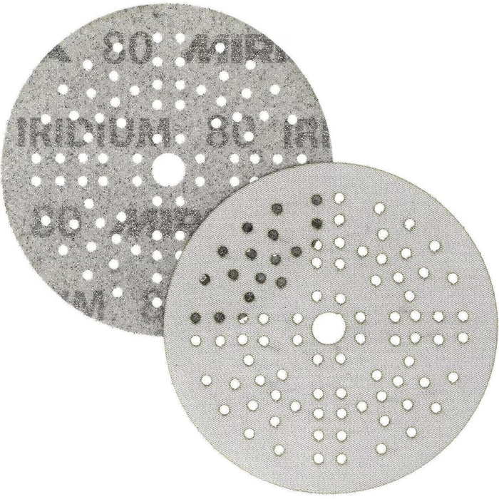 Mirka 24-5MH-080 Iridium Sanding Discs, 5", 80 Grade, 50/pk