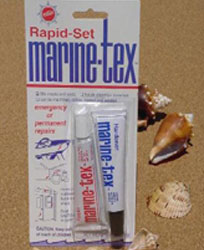 Marine-Tex Rapid Set Fast Cure Epoxy Two Ounce Kit - Grey