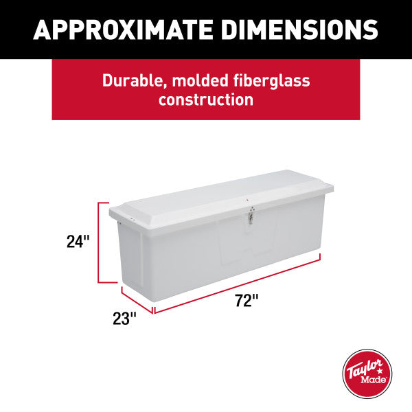 Taylor Made Stow N’ Go Fiberglass Dock Boxes - Durable Storage Solutions for Marine Enthusiasts
