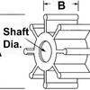 Jabsco 18958-0001-P Replacement Neoprene Impeller