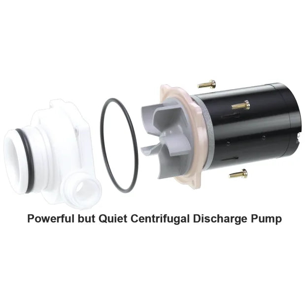 Jabsco Quiet Flush E2 Inodoro Hogar 12V Agua Dulce