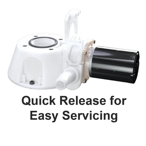 Jabsco Quiet Flush E2 Inodoro Hogar 12V Agua Dulce