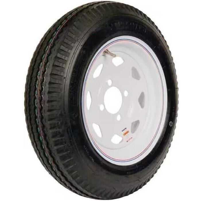 Loadstar Tires 30780 Bias Tire and Wheel (Rim) Assembly 530-12 4 Hole 6 Ply
