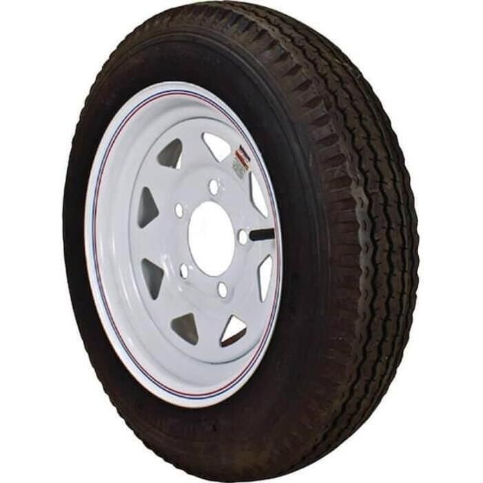 Loadstar Tires 30580 Bias Tire and Wheel (Rim) Assembly 480-12 5 Hole 4 Ply