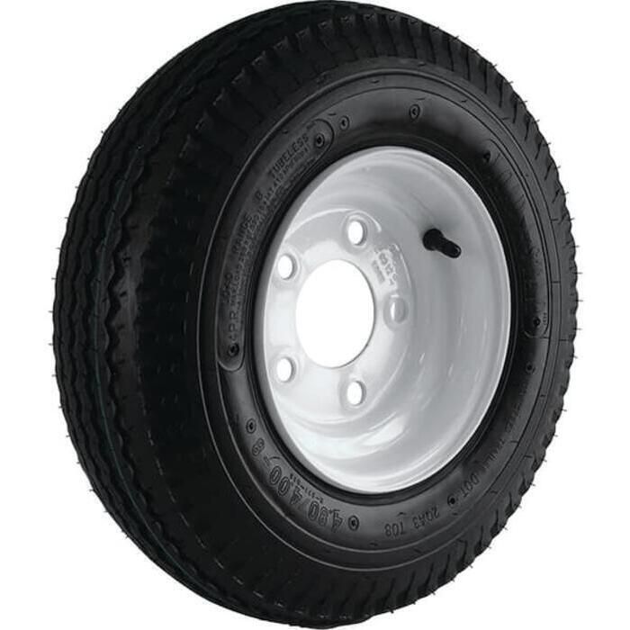 Loadstar Tires 30100 Bias Tire and Wheel (Rim) Assembly 570-8 5 Hole 4 Ply