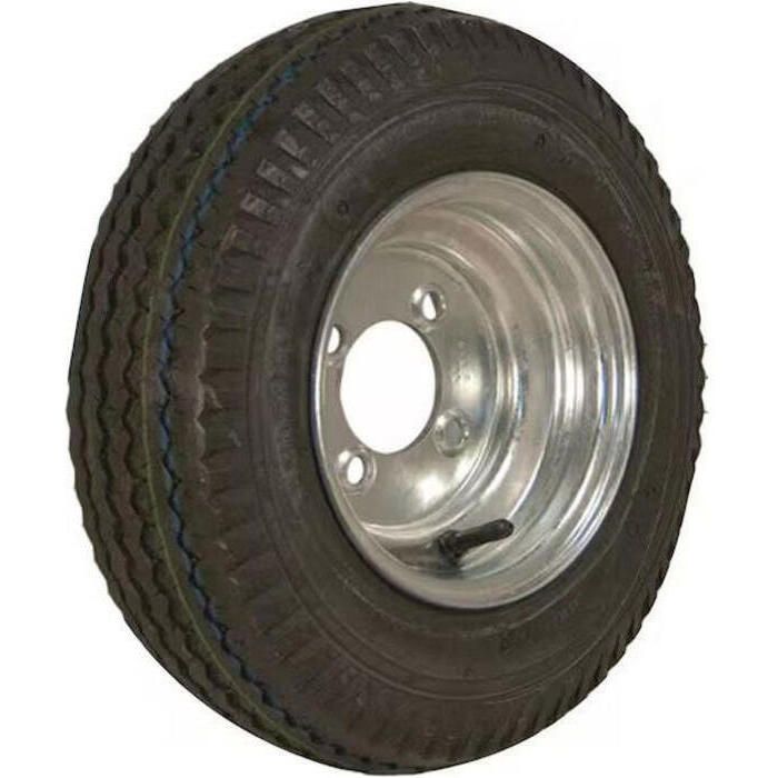Loadstar Tires 30010 Bias Tire and Wheel (Rim) Assembly 480/400-8 4 Hole